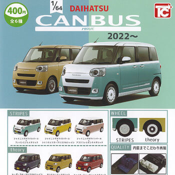 ◆トイズキャビン ガチャ/ 1/64 DAIHATSU ムーヴキャンバス 2022【入荷済】